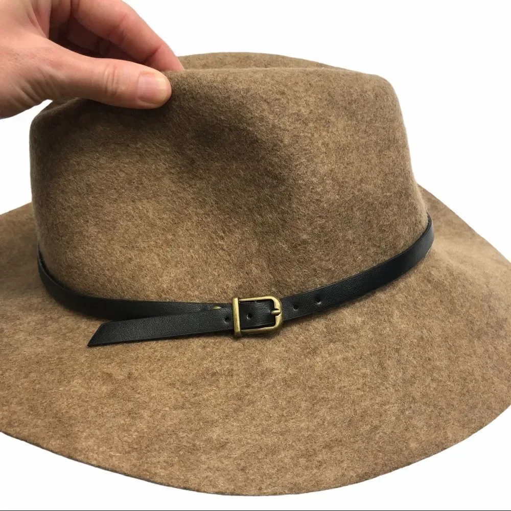 Wool fedora boho hat One size fits all‎